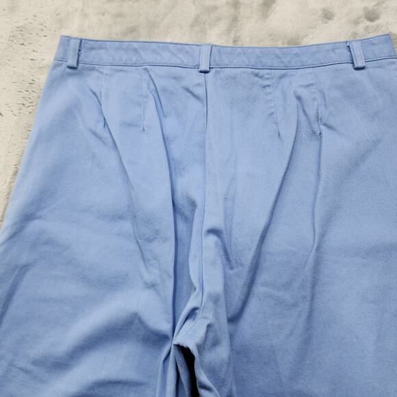 Dockers Pants Womens 12 Blue High Rise Crop Ankle Stretch Cotton Stain Defender - Picture 4 of 12